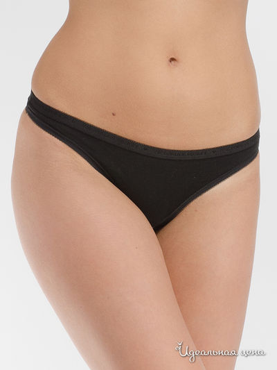 Трусы-стринги Victoria's Secret, цвет черный