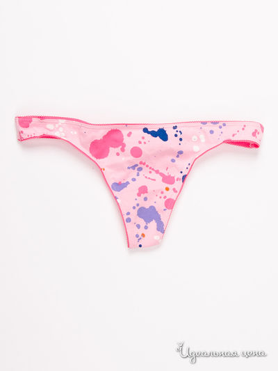 Трусы-стринги Victoria's Secret, цвет розовый