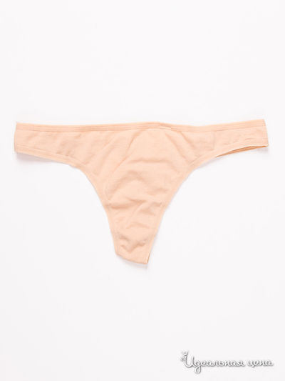 Трусы-стринги Victoria's Secret, цвет бежевый