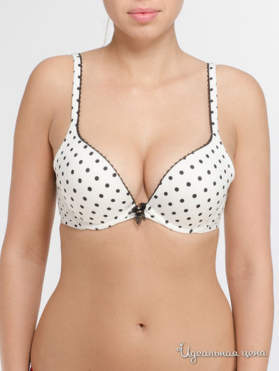 Бюстгальтер Victoria's Secret, цвет белый, черный
