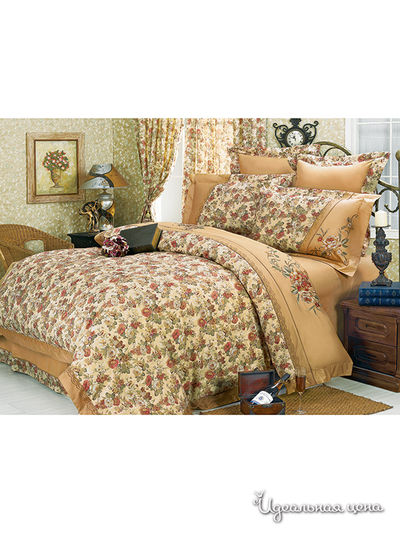 Комплект постельного белья Евро Valtery, цвет мультиколор