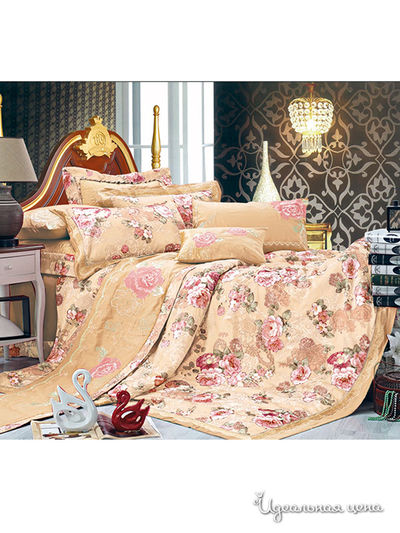 Комплект постельного белья Евро Valtery, цвет мультиколор