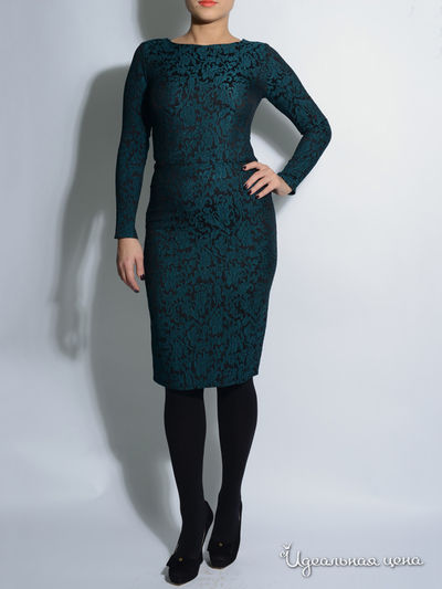 Платье Eva Milano, цвет темно-зеленый