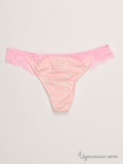 Трусы-стринги Victoria's Secret, цвет розовый