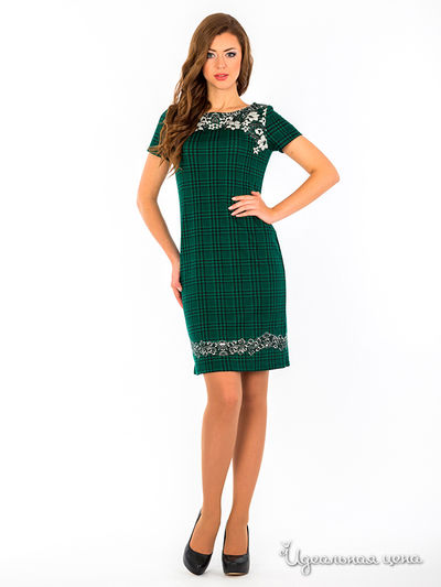 Платье S & A Style, цвет зеленый