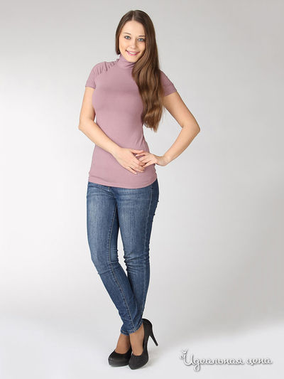 Водолазка S & A Style, цвет темно-розовый