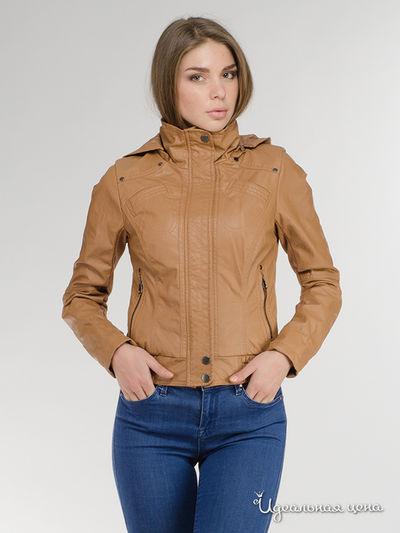 Куртка Ci Sono by Cavallini, цвет светло-коричневый