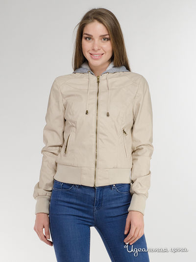 Куртка Ci Sono by Cavallini, цвет кремовый, серый