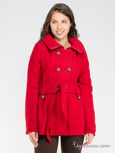 Пальто Ci Sono by Cavallini, цвет красный