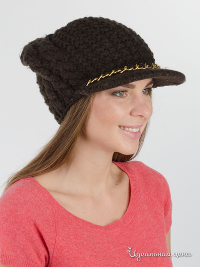 Шапка Benetton, цвет коричневый