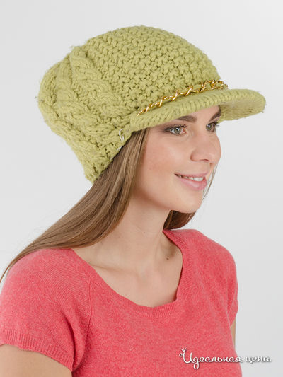 Шапка Benetton, цвет салатовый