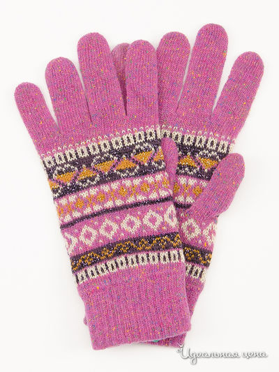 Перчатки Benetton, цвет розовый