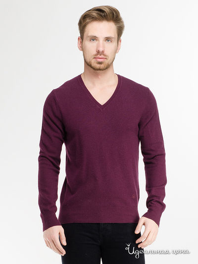 Пуловер Benetton, цвет бордовый