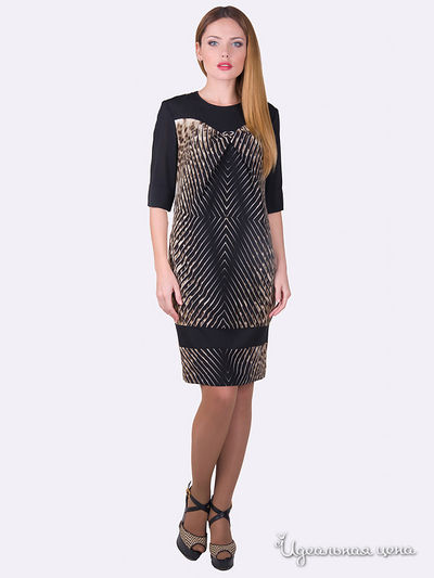 Платье Daloria, цвет черный, бежевый