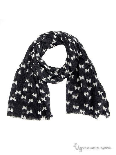 Палантин, 70*180 см Moltini, цвет черный