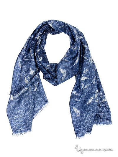 Шарф, 50*186 см Moltini, цвет синий