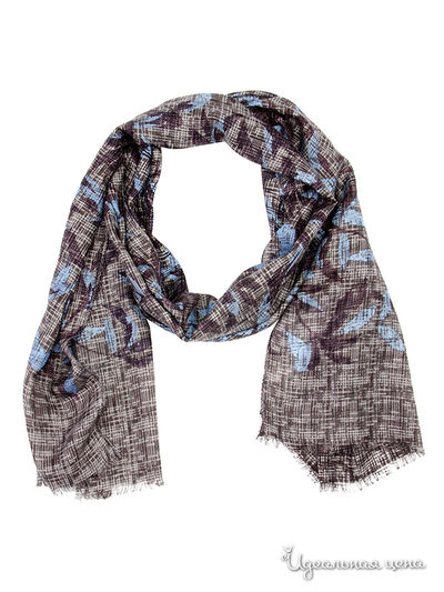 Шарф, 50*186 см Moltini, цвет коричневый