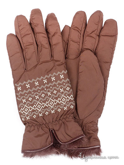 Перчатки Moltini, цвет коричневый