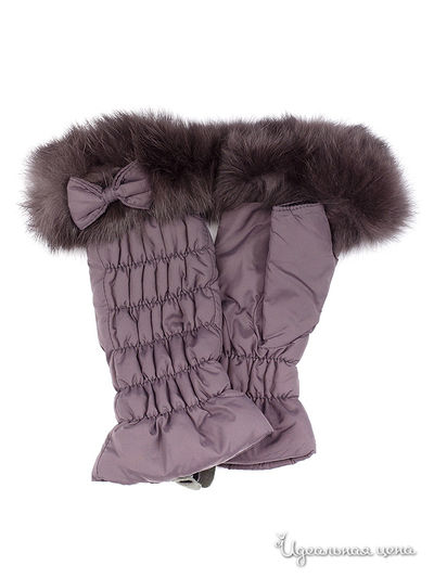 Митенки Moltini, цвет серый