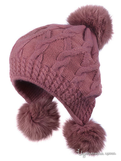 Шапка Moltini, цвет темно-розовый