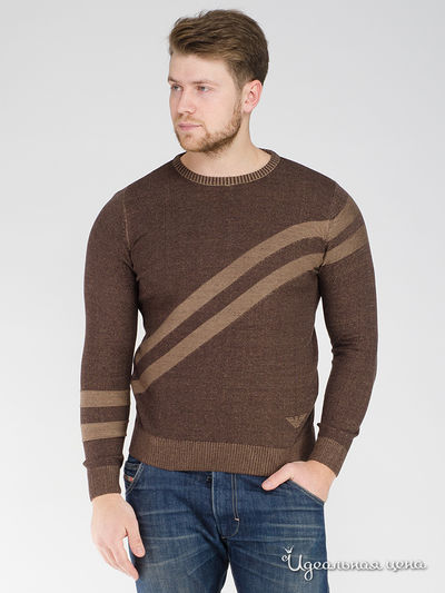 Джемпер Emporio Armani, цвет коричневый