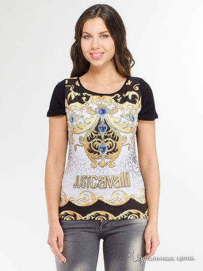 Футболка Just Cavalli, цвет черный