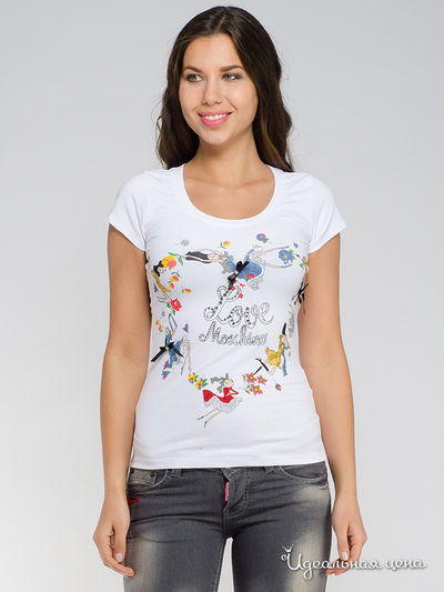 Футболка Love Moschino, цвет белый