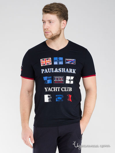 Футболка Paul & Shark, цвет темно-синий