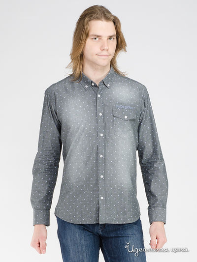 Рубашка Yves Saint Laurent, цвет серый