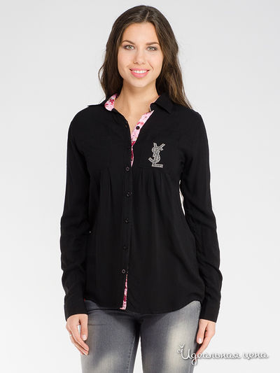 Рубашка Yves Saint Laurent, цвет черный