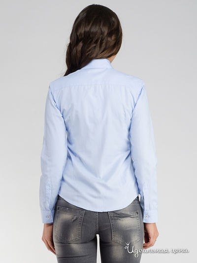 Рубашка Yves Saint Laurent, цвет голубой