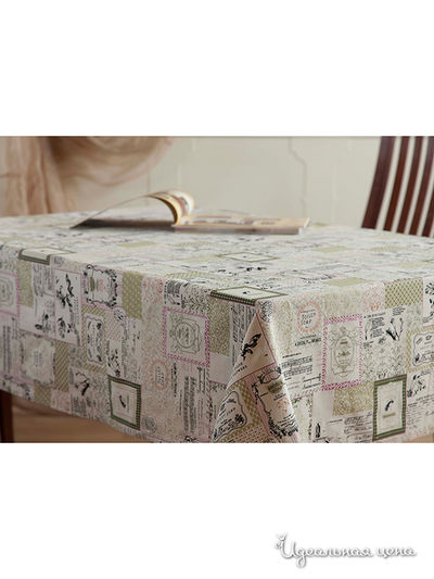 Скатерть, 140х180 Primavelle, цвет бежевый, зеленый