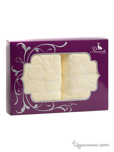 Комплект полотенец, 2 шт Primavelle, цвет бежевый