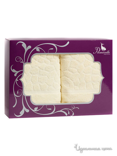 Комплект полотенец, 2 шт Primavelle, цвет бежевый