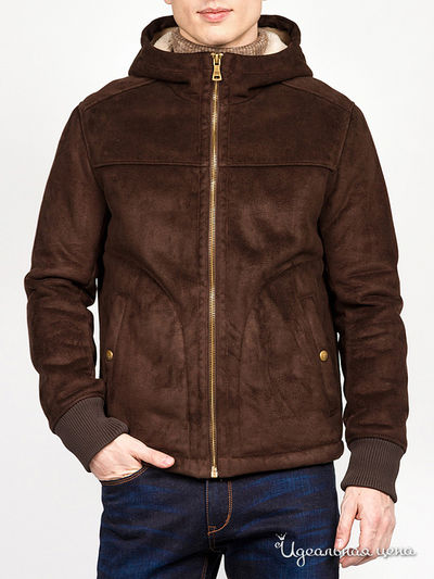 Дубленка Conver, цвет темно-коричневый