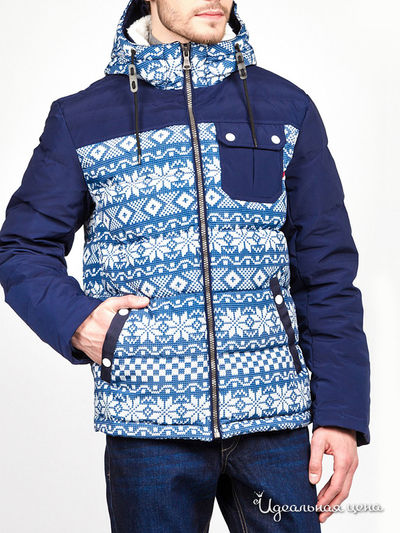 Пуховик Conver, цвет темно-синий