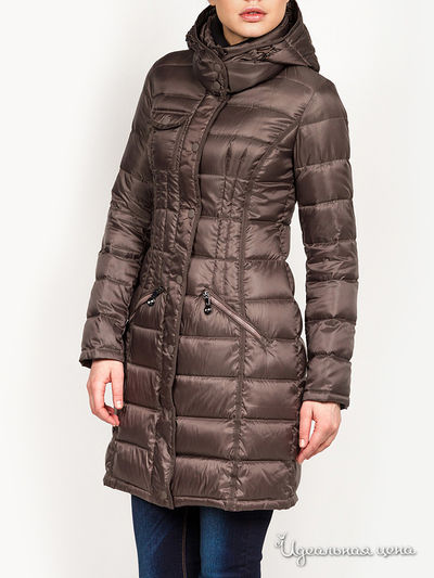 Пуховик Conver, цвет темно-коричневый