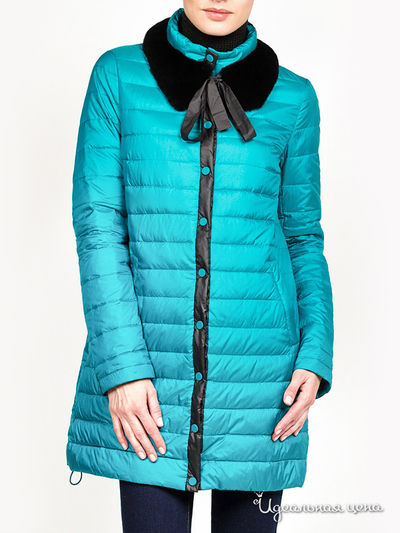 Пуховик Conver, цвет бирюзовый