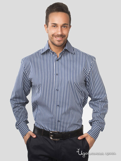 Рубашка Jess France, цвет синий, белый