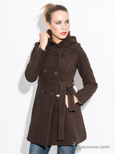Пальто Ironi, цвет коричневый