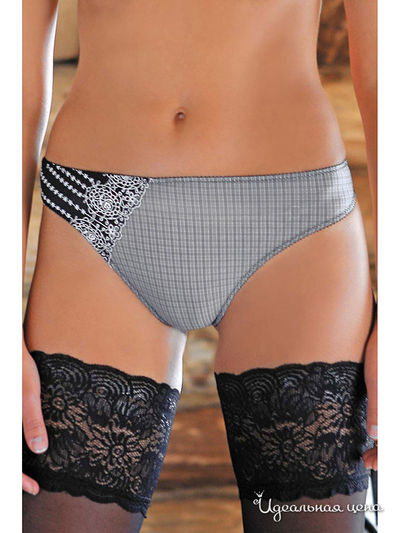 Трусы-стринги Ardi, цвет серый, черный