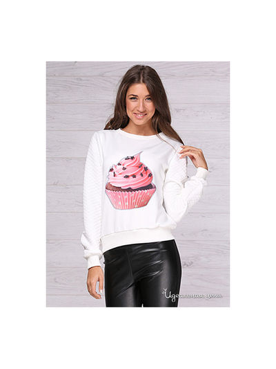 Свитшот Majaly, цвет белый