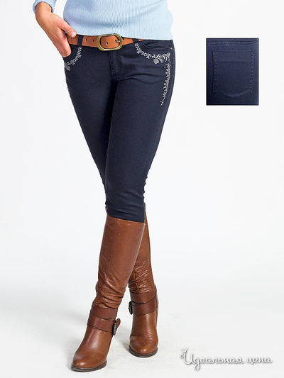 Брюки Viaggio Donna, цвет синий