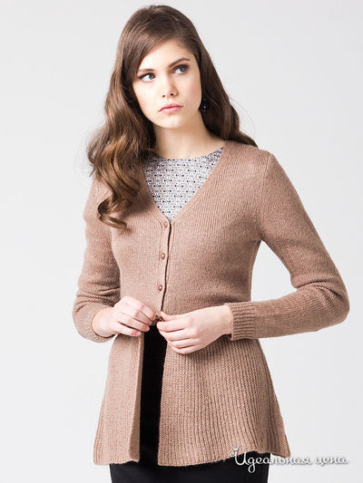 Кардиган Viaggio Donna, цвет светло-коричневый