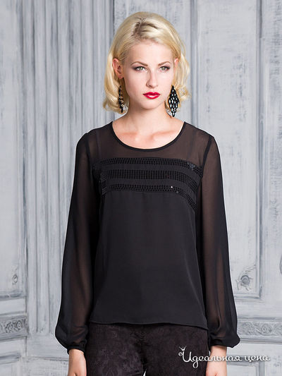 Блуза Viaggio Donna, цвет черный