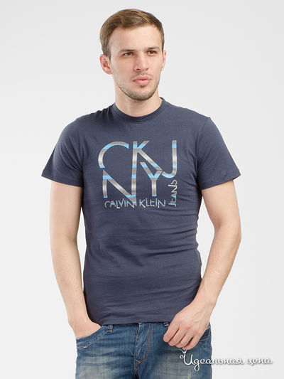 Футболка Calvin Klein Jeans, цвет темно-синий