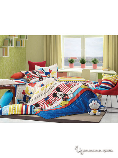 Комплект постельного белья 1,5-спальный Dream Time Store, цвет мультиколор