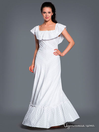 Платье Ksenia Knyazeva, цвет белый