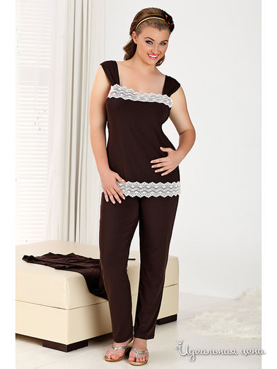 Пижама Andalea, цвет коричневый