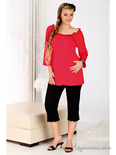 Пижама Andalea, цвет красный, черный